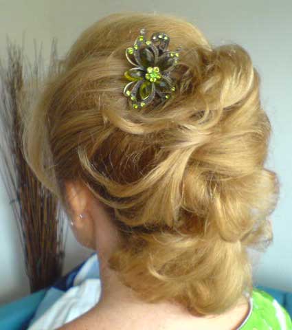 Wedding Hairstyle in Pollenca